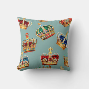 Golden Crown Barok Mode Textuur Kussen