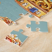 Golden Crown Barok Mode Textuur Legpuzzel (Zijkant)