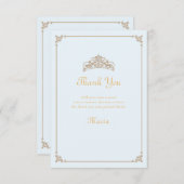 Golden Crown, bedankt kaarten (Voorkant / Achterkant)