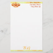 Golden Crown BRUILOFT briefpapier (Voorkant)