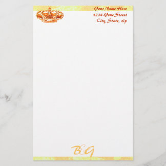 Golden Crown BRUILOFT briefpapier
