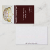 Golden Crown Business of Calling Card Contactkaartje (Voorkant / Achterkant)