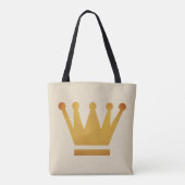 Golden Crown Canvas tas (Achterkant)
