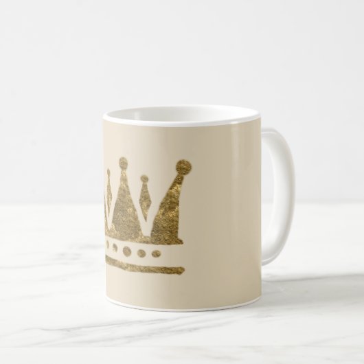 Golden Crown Classic Mok (Voorkant rechts)