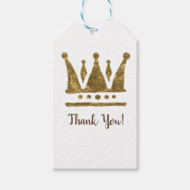Golden Crown Custom Gift Labels Cadeaulabel