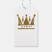 Golden Crown Custom Gift Labels Cadeaulabel (Achterkant)