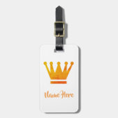 Golden Crown Drawing Luggae Labels (Voorkant verticaal)
