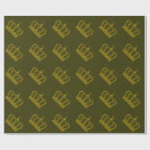 Golden Crown en jouw ideeën Cadeaupapier (Vlak)