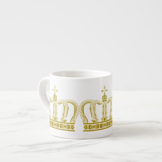 Golden Crown en jouw ideeën Espresso Kop (Links)