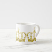 Golden Crown en jouw ideeën Espresso Kop (Voorkant rechts)