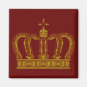 Golden Crown en jouw ideeën Magneet (Voorkant)