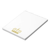 Golden Crown en jouw ideeën Notitieblok (Linkerzijde)