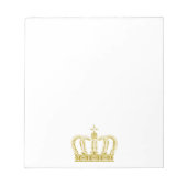 Golden Crown en jouw ideeën Notitieblok (Voorkant)