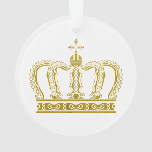 Golden Crown en jouw ideeën Ornament (achterkant)
