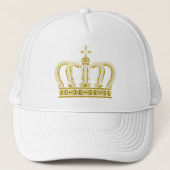 Golden Crown en jouw ideeën Trucker Pet (Voorkant)