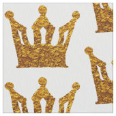 Golden Crown Fabric Stof (Close Up)