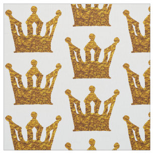 Golden Crown Fabric Stof
