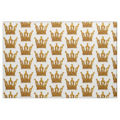 Golden Crown Fabric Stof (Fat Quarter)