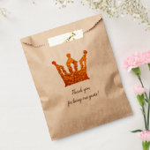 Golden Crown Favor Bag Bedankzakje (Gezegeld)