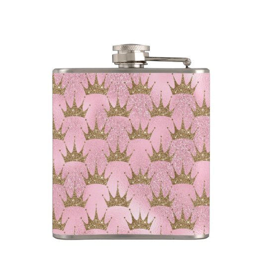 Golden Crown Heupfles (Achterkant)