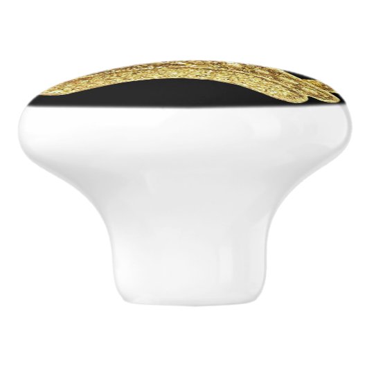 Golden Crown Keramische Knop (Zijkant)