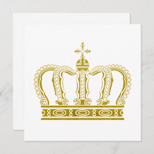 Golden Crown - luxe royal (Voorkant / Achterkant)