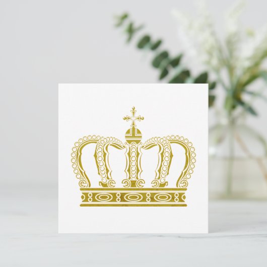 Golden Crown - luxe royal (Staand voorkant)