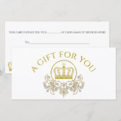 Golden Crown - luxe royal (Voorkant / Achterkant)