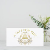 Golden Crown - luxe royal (Staand voorkant)