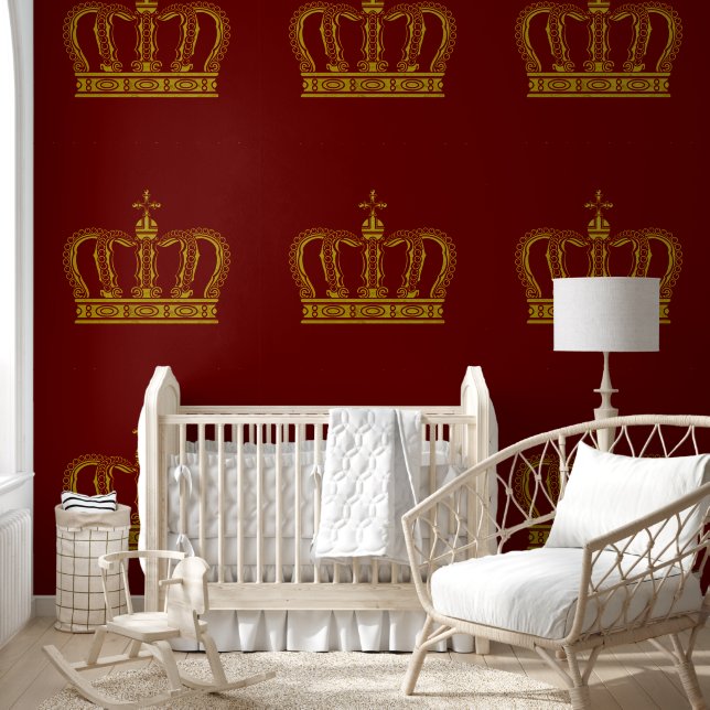 Golden Crown - luxe royal 1 Behang (Kinderen)