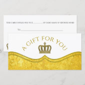 Golden Crown - luxe royal 2 (Voorkant / Achterkant)