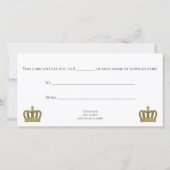 Golden Crown - luxe royal 2 (Achterkant)