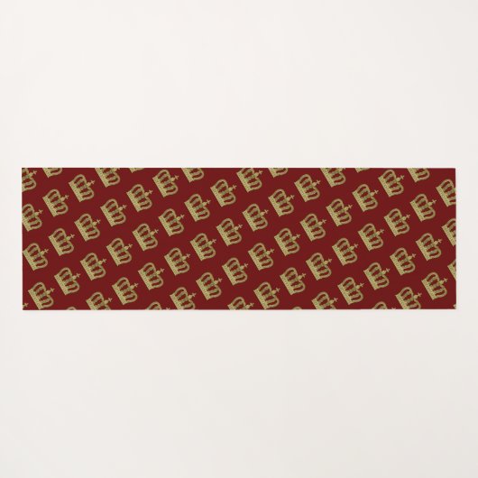 Golden Crown - luxe royal 2 Yogamat (Achterkant (horizontaal))