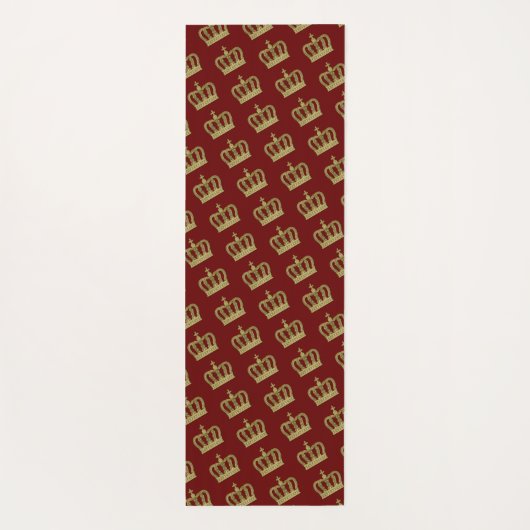 Golden Crown - luxe royal 2 Yogamat (Achterkant)
