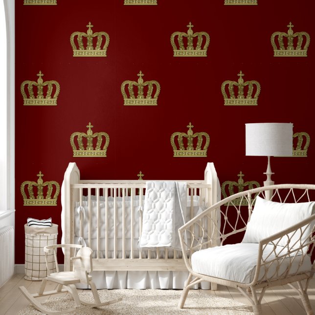 Golden Crown - luxe royal 2a Behang (Kinderen)