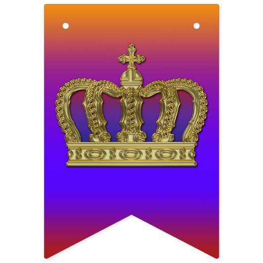 Golden Crown - luxe royal 4 Vlaggetjes (Eerste vlag)