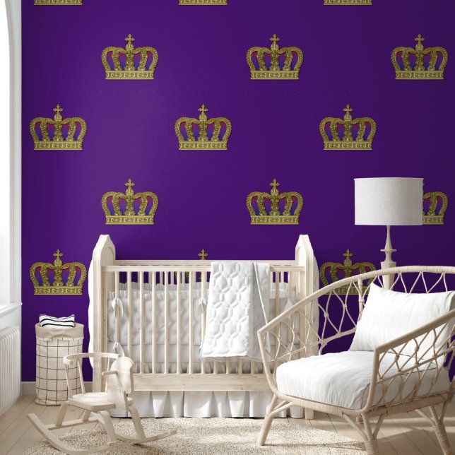 Golden Crown - luxe royal 4a Behang (Kinderen)