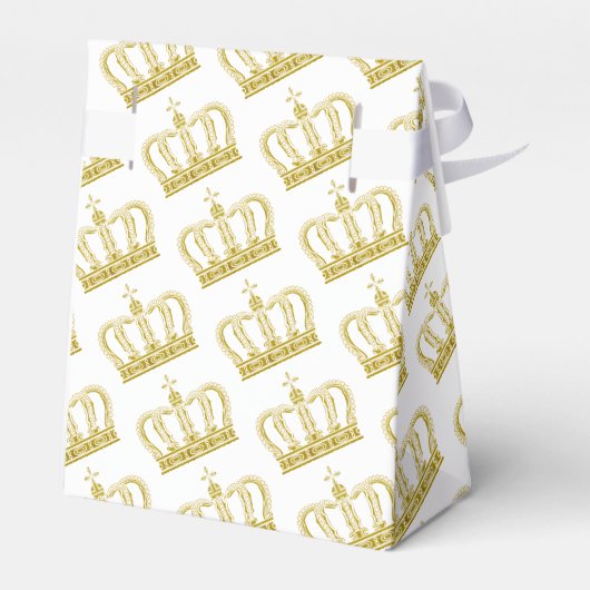 Golden Crown - luxe royal Bedankdoosjes (Achterkant)