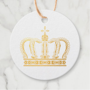 Golden Crown - luxe royal Bedankjes Labels