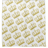 Golden Crown - luxe royal Douchegordijn (Voorkant)