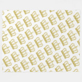 Golden Crown - luxe royal Fleece Deken (Voorkant (Horizontaal))