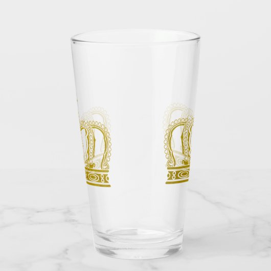 Golden Crown - luxe royal Glas (Rechts)