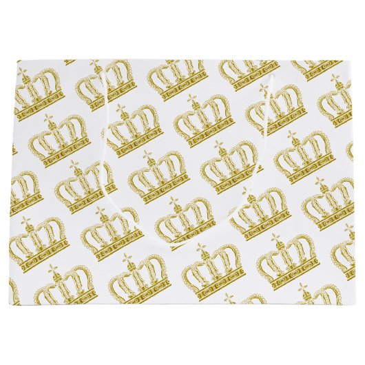 Golden Crown - luxe royal Groot Cadeauzakje (Voorkant)