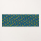 Golden Crown - luxe royal Yogamat (Achterkant (horizontaal))