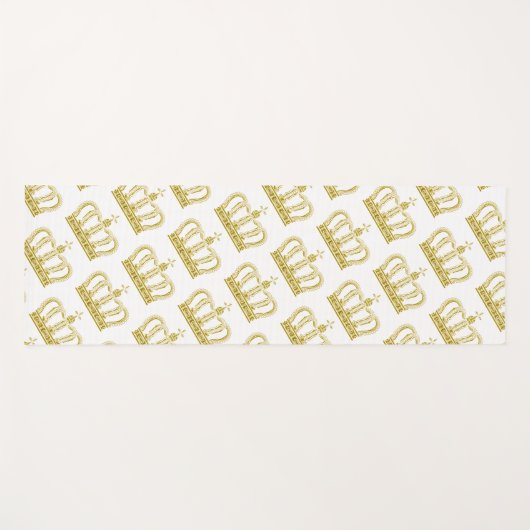 Golden Crown - luxe royal Yogamat (Voorkant (horizontaal))