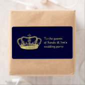 Golden Crown met jouw tekst Etiket (Insitu)