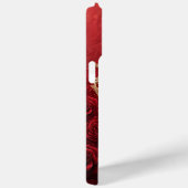 Golden Crown op rode achtergrond omgeven door Roze Case-Mate iPhone Case (Achterkant / Rechts)