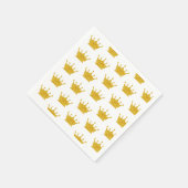 Golden Crown Pattern Servet (Hoek)