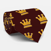 Golden Crown Stropdas (Opgerold)