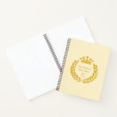 Golden Crown & The Kingdom of God Bible Verse Note Notitieboek (Binnen)